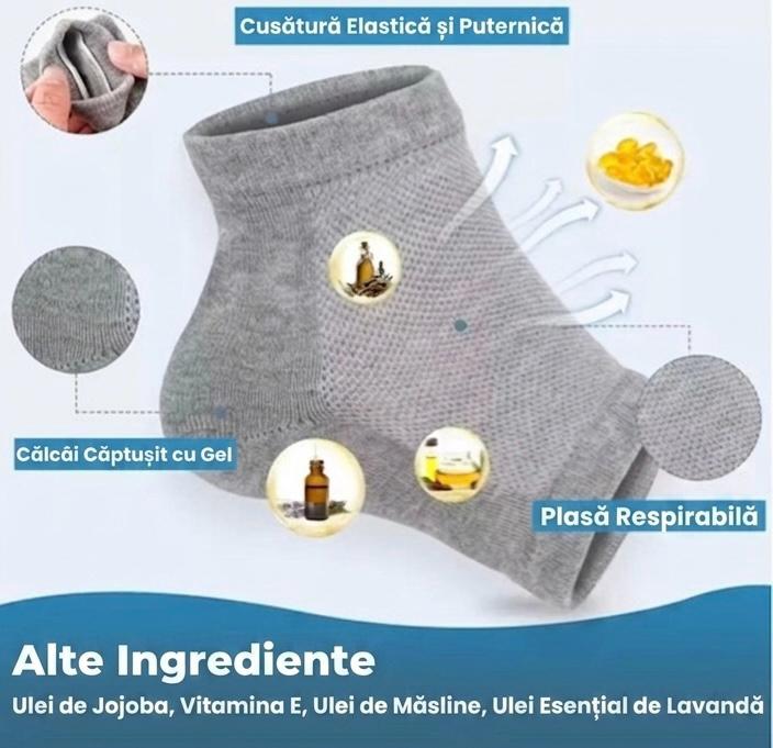 Șosete dermato-hidratante Flex Care